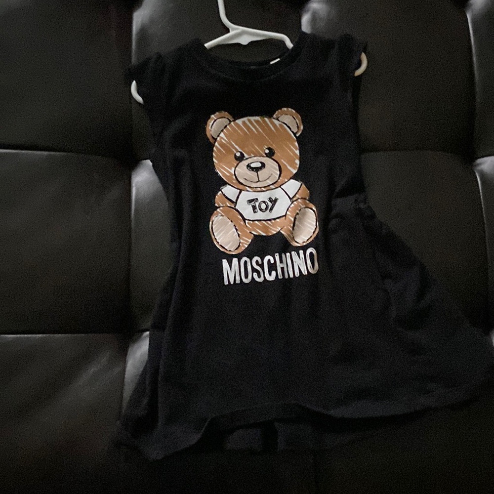 Black Moschino girls dress